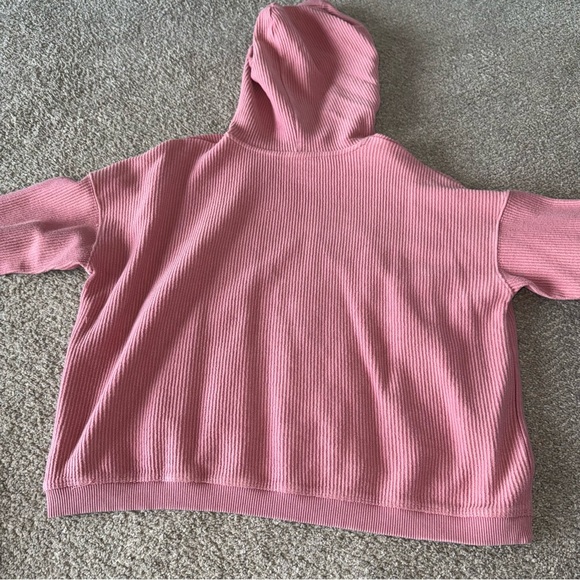 Aerie - Pink Corded Sweatshirt - Medium - Picture 3 of 4